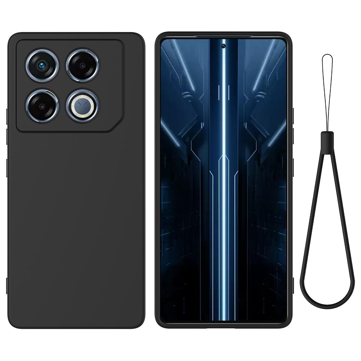 Для Infinix GT 20 Pro 5G чехол жидкий силиконовый устойчивый к царапинам чехол для телефона с ремешком Black
Для Infinix GT 20 Pro 5G чехол жидкий силиконовый устойчивый к царапинам чехол для телефона с ремешком Black