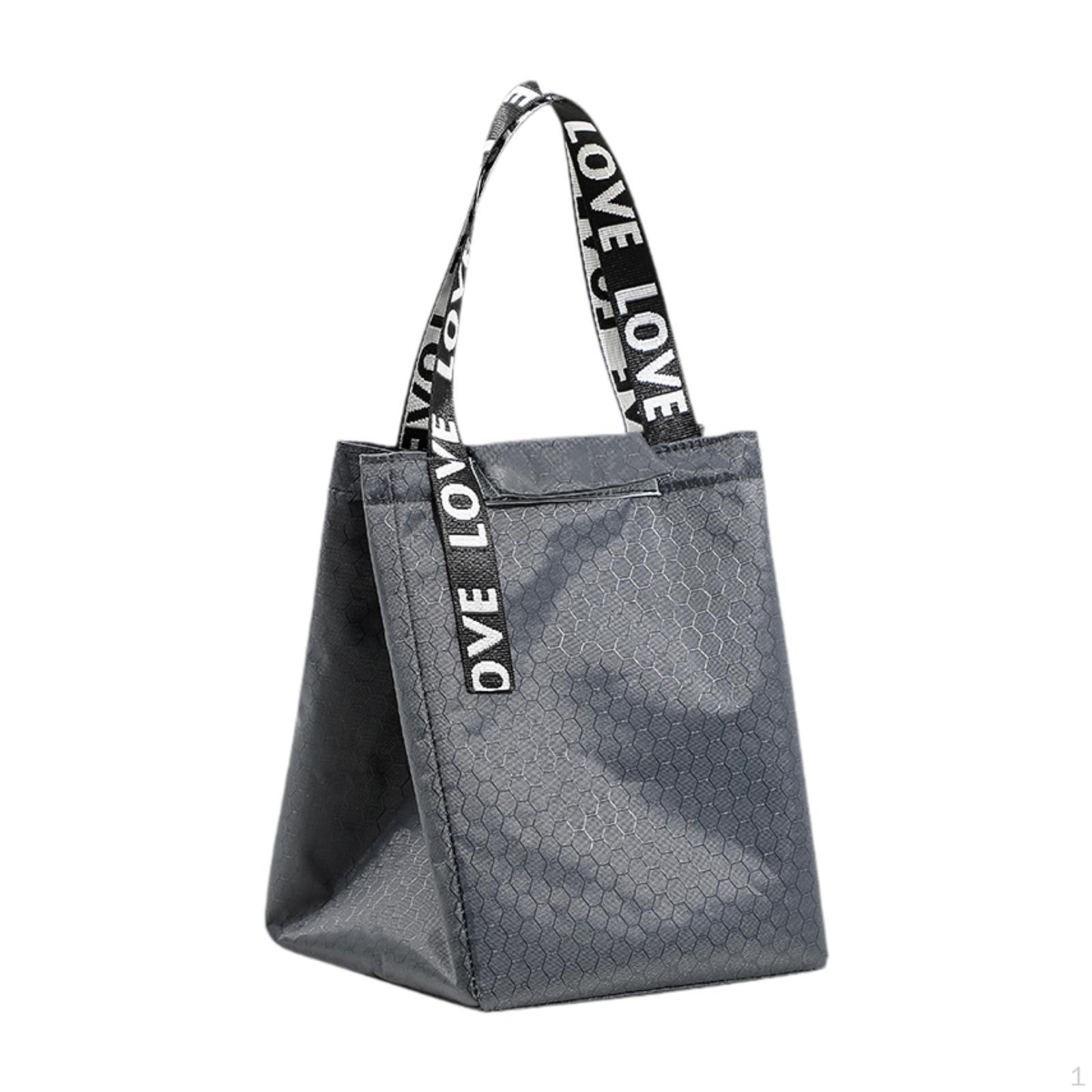 Insulated Lunch Box Bag Food Delivery Handbag Tote for Takeaway School Kitchen темно-сірий
Insulated Lunch Box Bag Food Delivery Handbag Tote for Takeaway School Kitchen темно-сірий