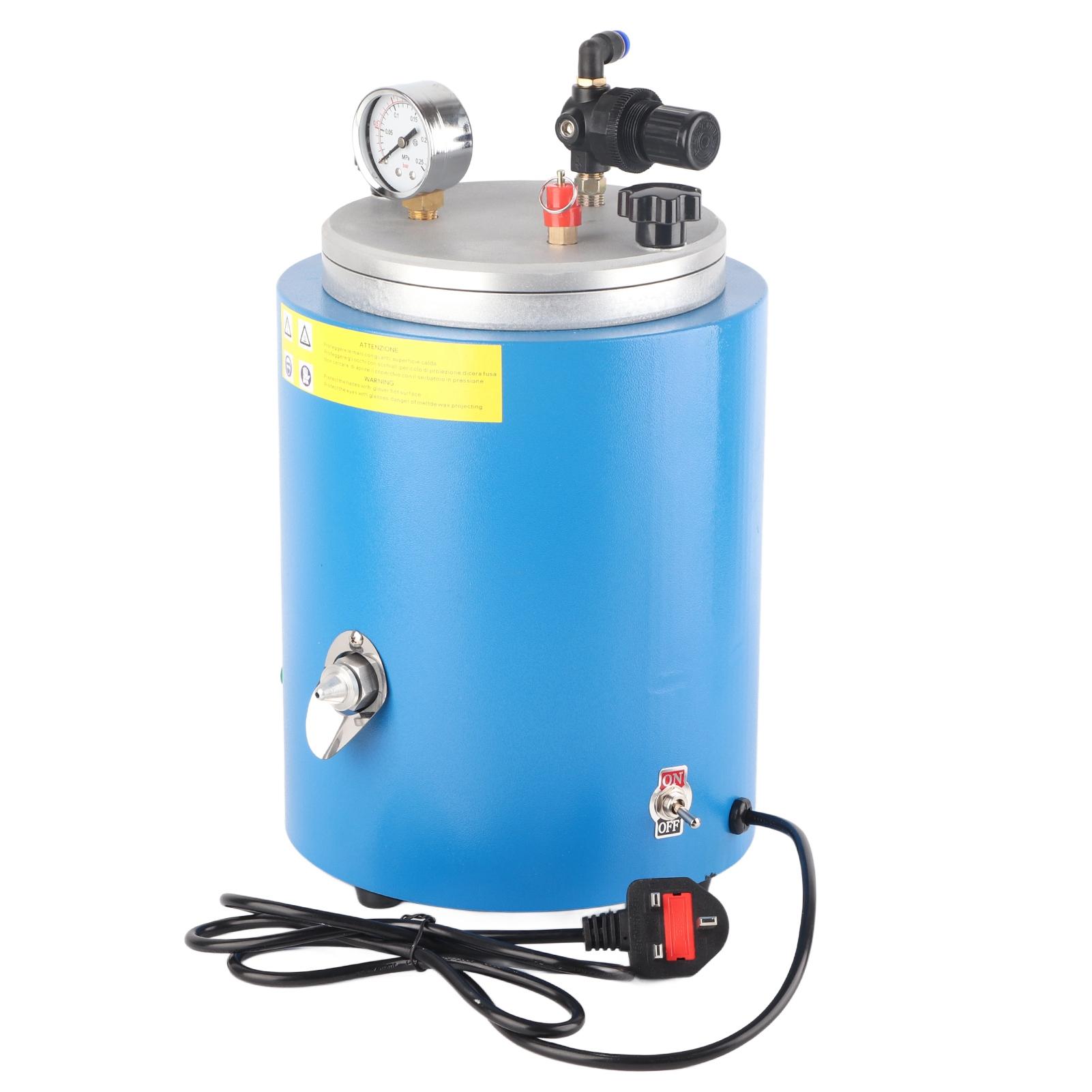 Машина для литья воска, формовочная круглая вакуумная восковая инжекция, автоматическая 2,5 л, 350 Вт, вилка UK 220 В UK Plug
Машина для литья воска, формовочная круглая вакуумная восковая инжекция, автоматическая 2,5 л, 350 Вт, вилка UK 220 В UK Plug