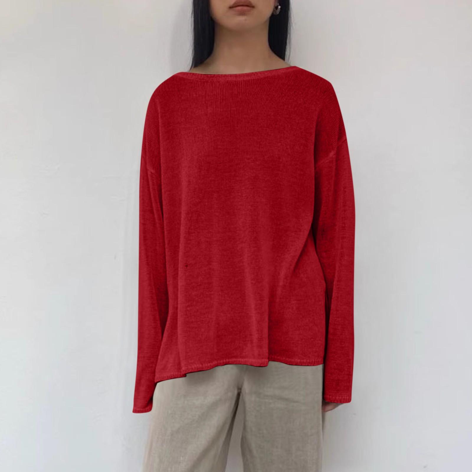 Women s Fashion Hollow Sweater Long Sleeve Knitted Cover Up M червоний
Women s Fashion Hollow Sweater Long Sleeve Knitted Cover Up M червоний