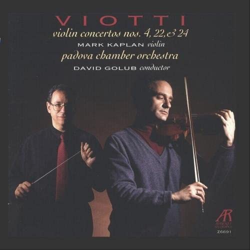 CD MARK KAPLAN - Viotti: Concertos Nos. 4, 22 & 24 f Z6691 Ioda Non Japan Classical Used
CD MARK KAPLAN - Viotti: Concertos Nos. 4, 22 & 24 f Z6691 Ioda Non Japan Classical Used