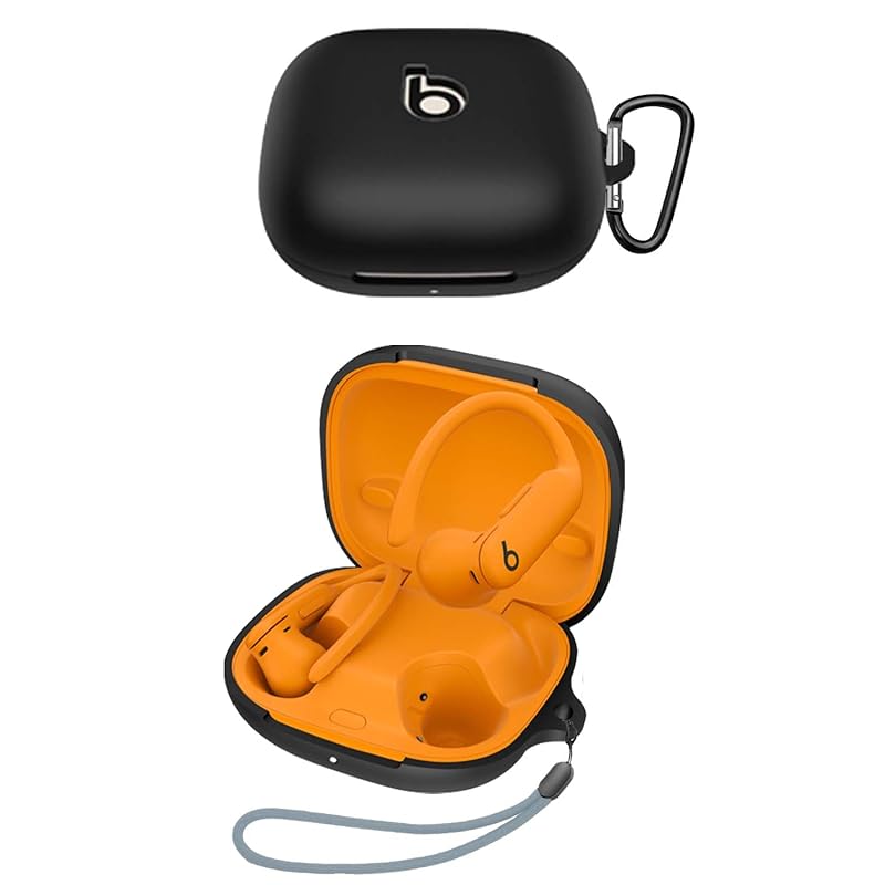 Beats Powerbeats Pro 2 for case YAJOJO wireless earphones charging case cover With carabiner and key chain silicone protective case Fall prevention
Beats Powerbeats Pro 2 for case YAJOJO wireless earphones charging case cover With carabiner and key chain silicone protective case Fall prevention