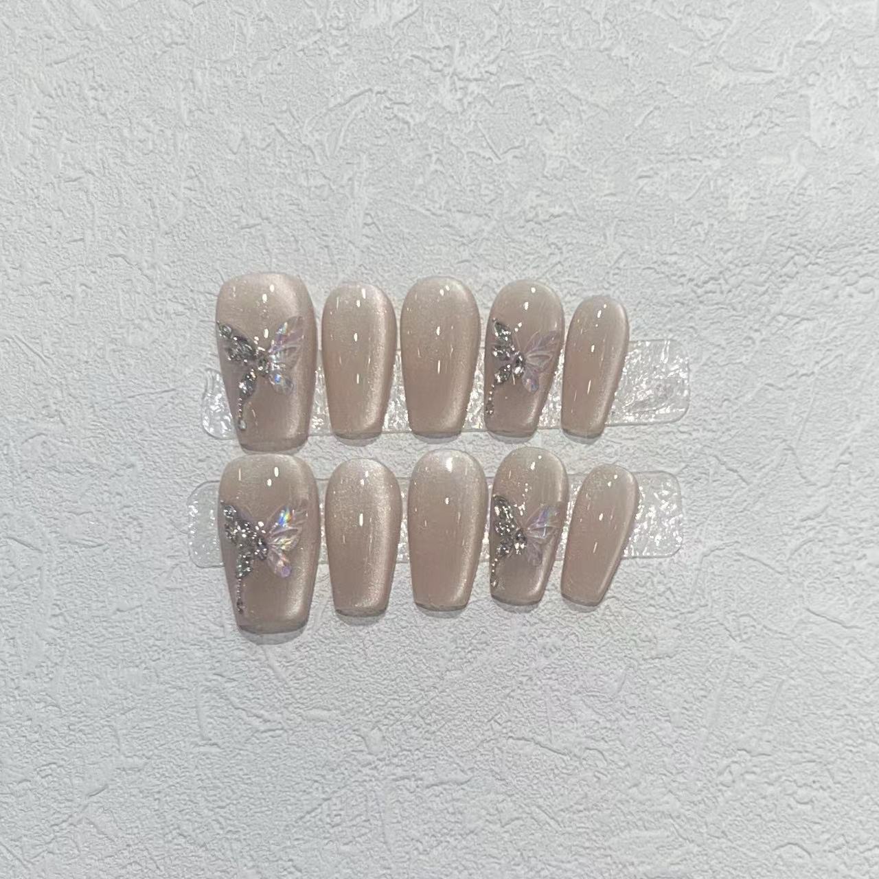 Чистые накладные ногти, надеваемые на руки, с характером, наклейки для нейл-арта «кошачий глаз» в стиле легкой роскоши, отрывные накладные ногти Large L
Чистые накладные ногти, надеваемые на руки, с характером, наклейки для нейл-арта «кошачий глаз» в стиле легкой роскоши, отрывные накладные ногти Large L