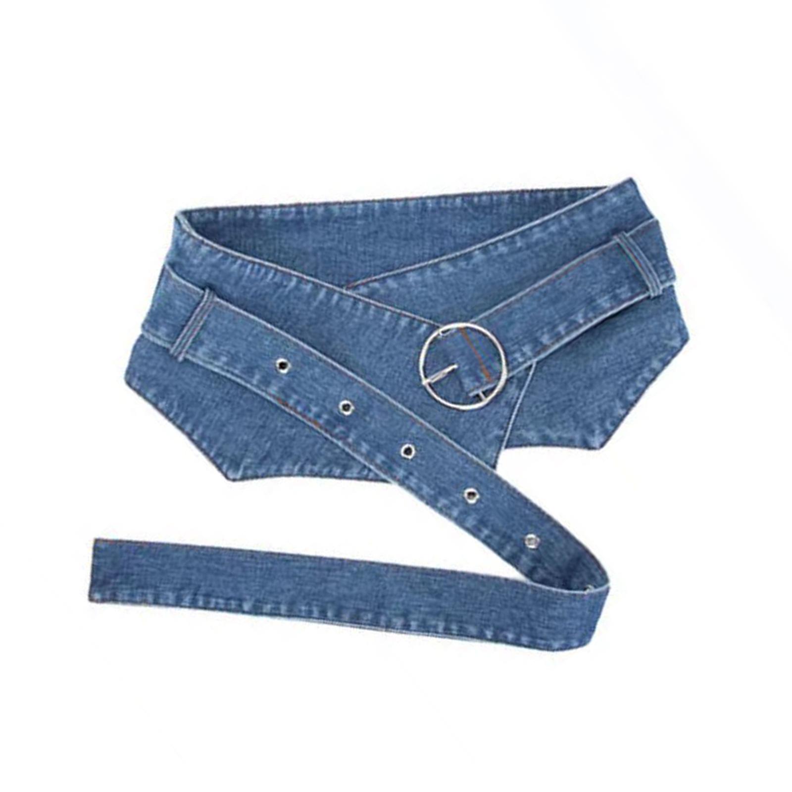 Denims Waist Cincher Fashionable Retros Waist Shaper Wide Jeans Waistband for Dress Accessories 1
Denims Waist Cincher Fashionable Retros Waist Shaper Wide Jeans Waistband for Dress Accessories 1