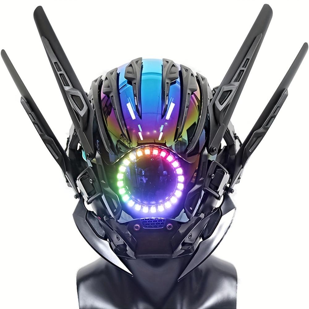 Модная научно-фантастическая светодиодная маска Mecha — многоцветный световой аксессуар для вечеринок, косплея и фотосессий
Модная научно-фантастическая светодиодная маска Mecha — многоцветный световой аксессуар для вечеринок, косплея и фотосессий