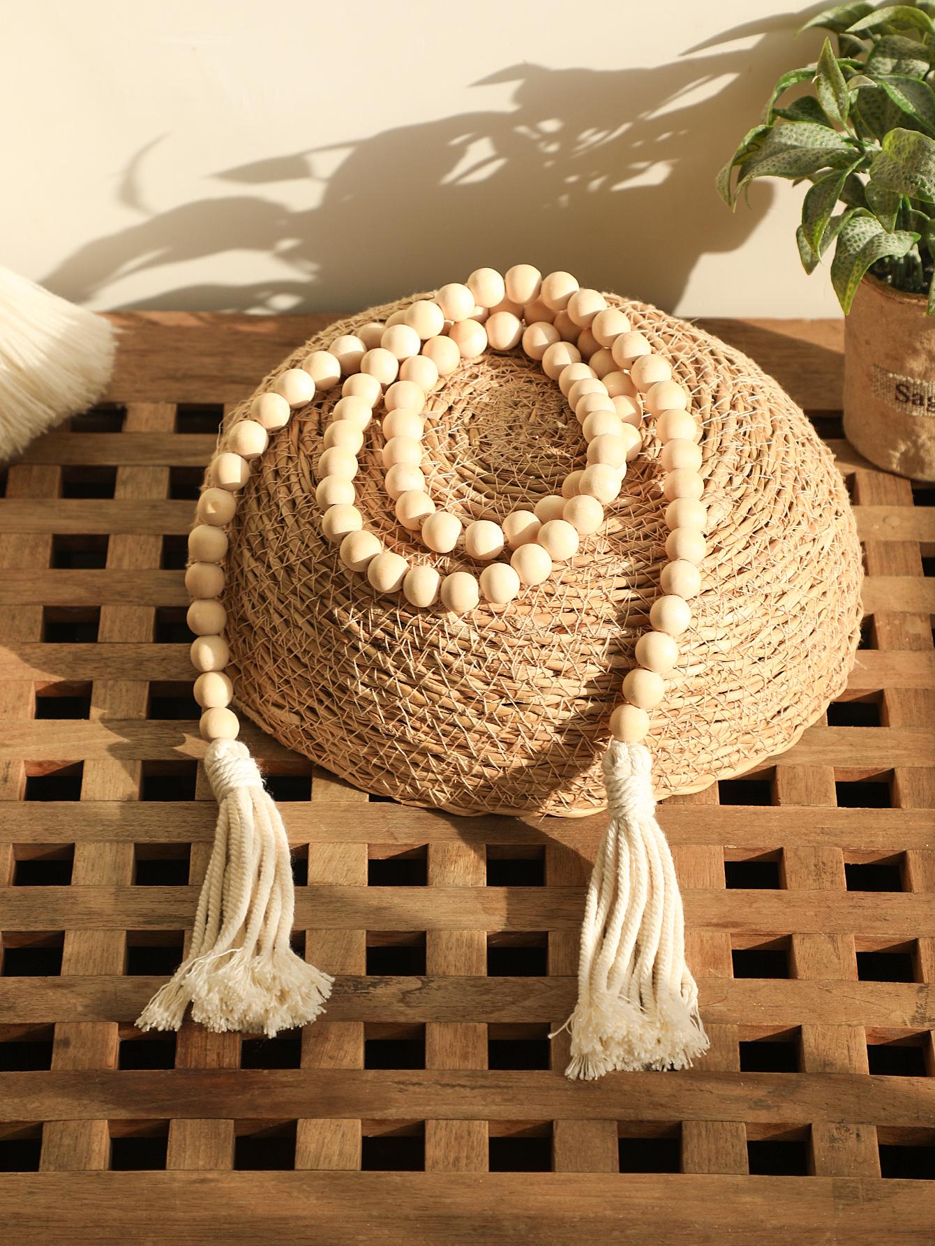 Wooden Beads Rope Pastoral Macrame Hanging Decoration Handmade Boho Home Decoration Nordic Vase Decor for Desktop Ornament Gift
Wooden Beads Rope Pastoral Macrame Hanging Decoration Handmade Boho Home Decoration Nordic Vase Decor for Desktop Ornament Gift