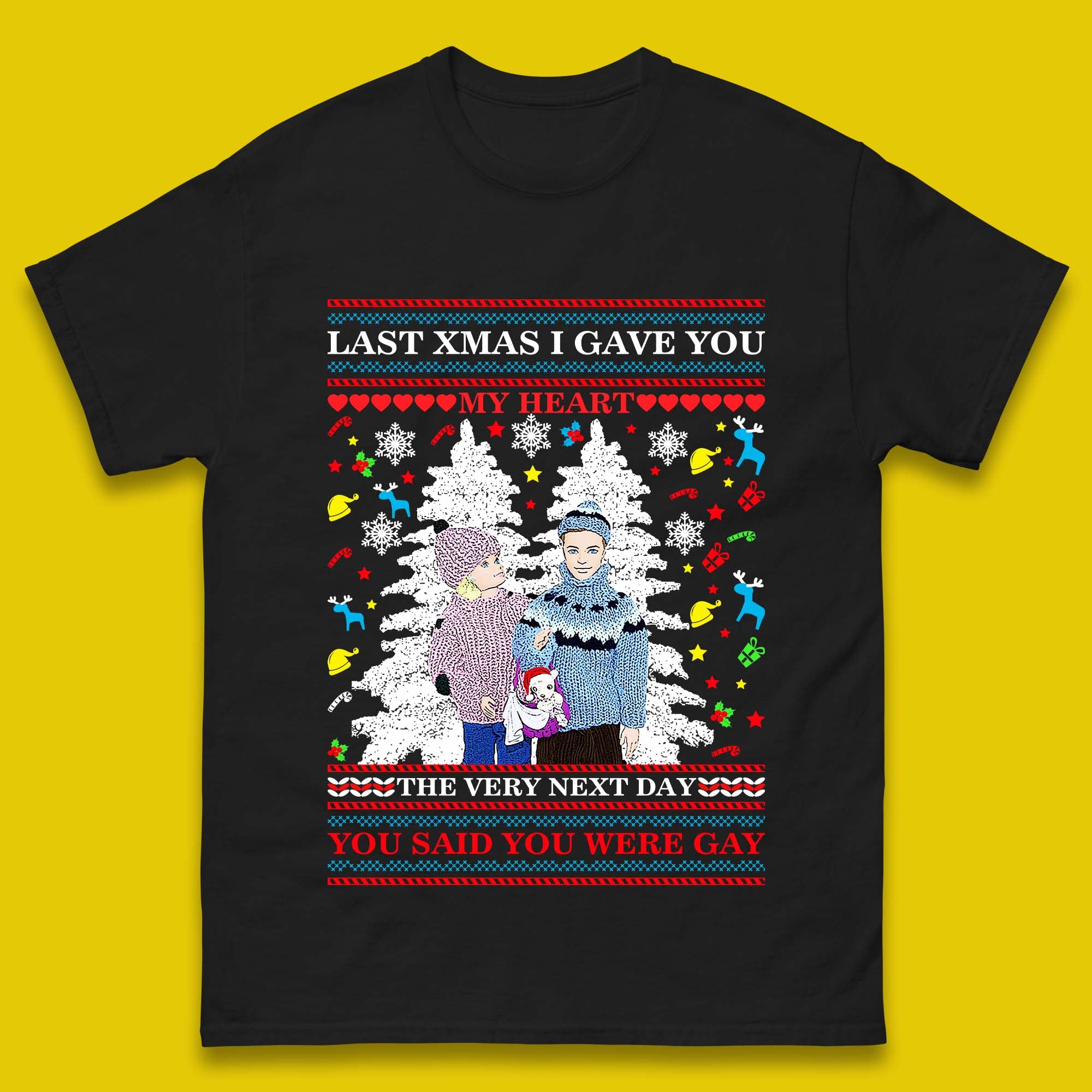 Last Christmas I Gave You My Heart T-Shirt Womens Tops Tees Christmas Gay Top 2XL
Last Christmas I Gave You My Heart T-Shirt Womens Tops Tees Christmas Gay Top 2XL