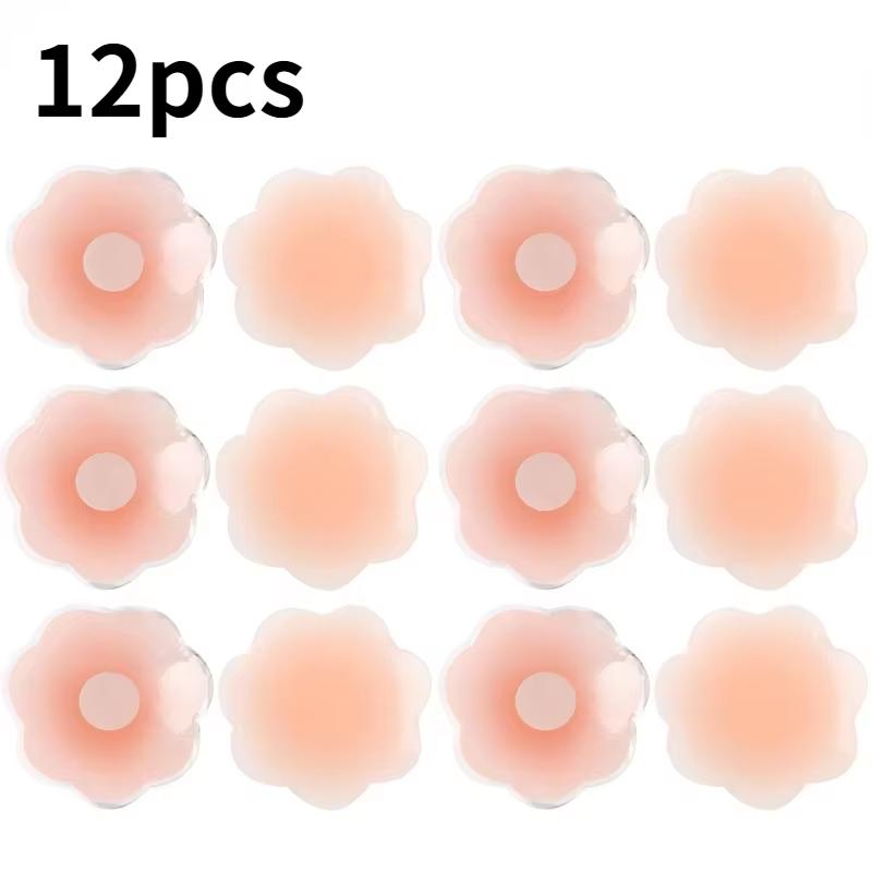 12 шт. силиконовых накладок на соски, многоразовые пастилки для груди для женщин, невидимые накладки для груди для платьев с открытой спиной и купальников
12 шт. силиконовых накладок на соски, многоразовые пастилки для груди для женщин, невидимые накладки для груди для платьев с открытой спиной и купальников
