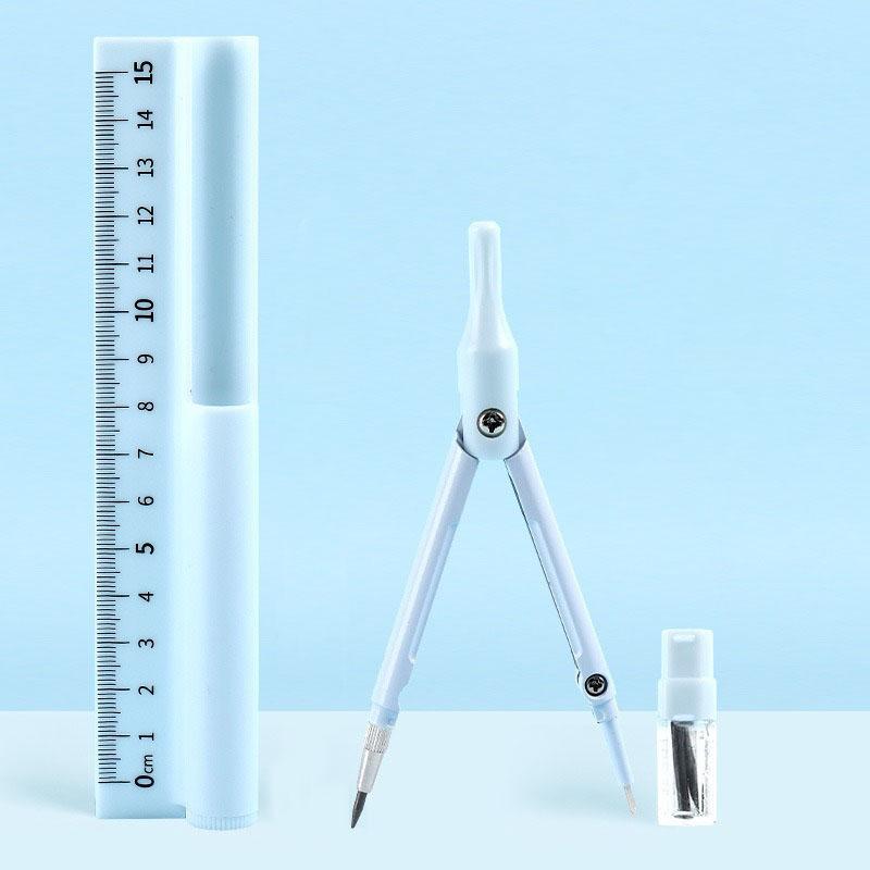 Multi functional compass, ruler, pencil, three in one student specific exam drawing ruler небо синє кольору
Multi functional compass, ruler, pencil, three in one student specific exam drawing ruler небо синє кольору