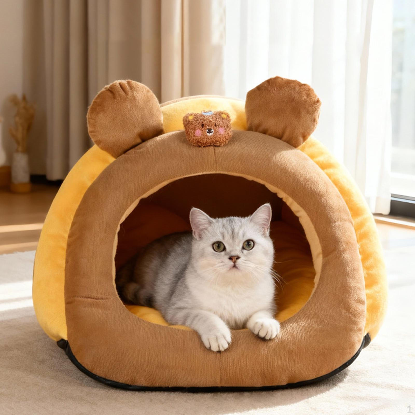 Кошачье гнездо Тедди будка Съемное зимнее укрытие Пещера для сна питомца Кровать для домашних кошек S
Кошачье гнездо Тедди будка Съемное зимнее укрытие Пещера для сна питомца Кровать для домашних кошек S