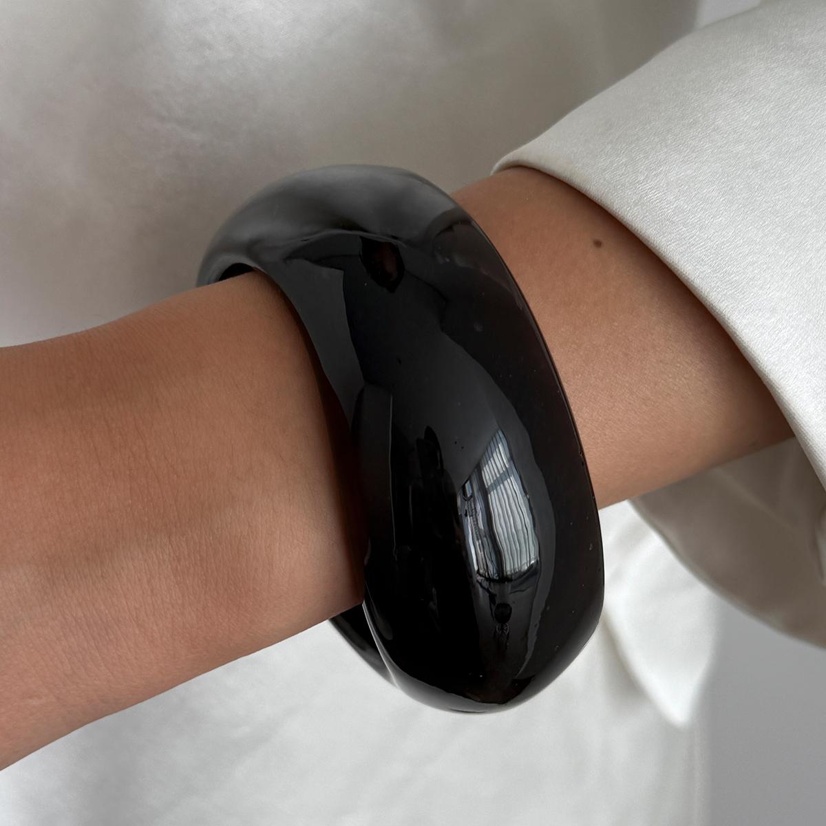 Ingemark 4 Styles Trendy Resin Chunky Bangles for Women Punk Irregular wave Metal Openning Spring Wide Bracelets Daily Jewelry
Ingemark 4 Styles Trendy Resin Chunky Bangles for Women Punk Irregular wave Metal Openning Spring Wide Bracelets Daily Jewelry