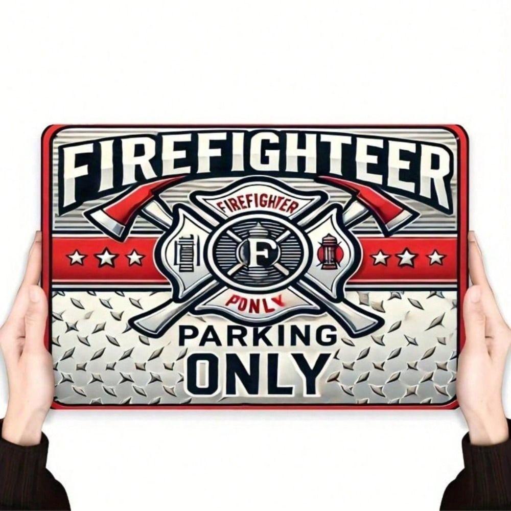 Vintage Firefighter Parking Only Metal Poster Wall Art Garage Decor
Vintage Firefighter Parking Only Metal Poster Wall Art Garage Decor