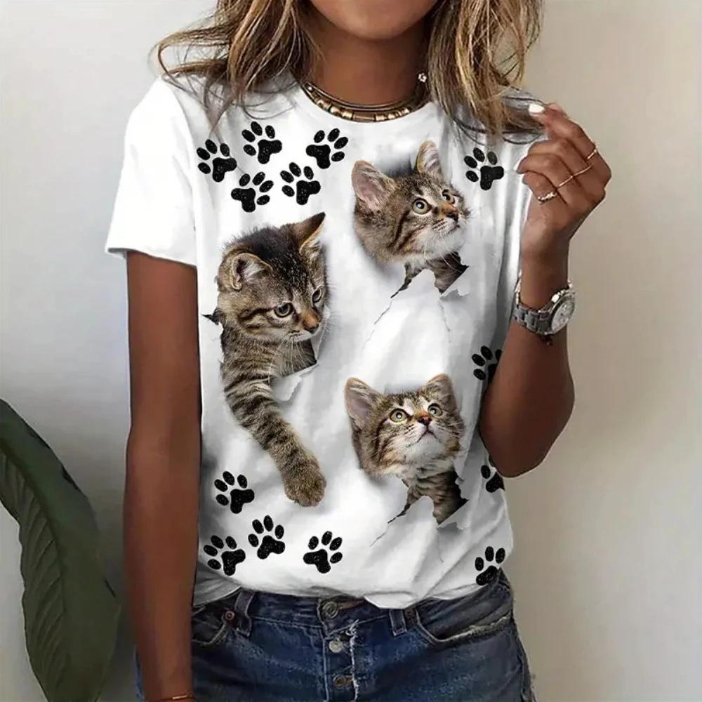 Summer Cartoon Cat Europe and America 3D Digital Printing Series New Summer Women s Loose Round Neck Short Sleeve 3208 6XL
Summer Cartoon Cat Europe and America 3D Digital Printing Series New Summer Women s Loose Round Neck Short Sleeve 3208 6XL