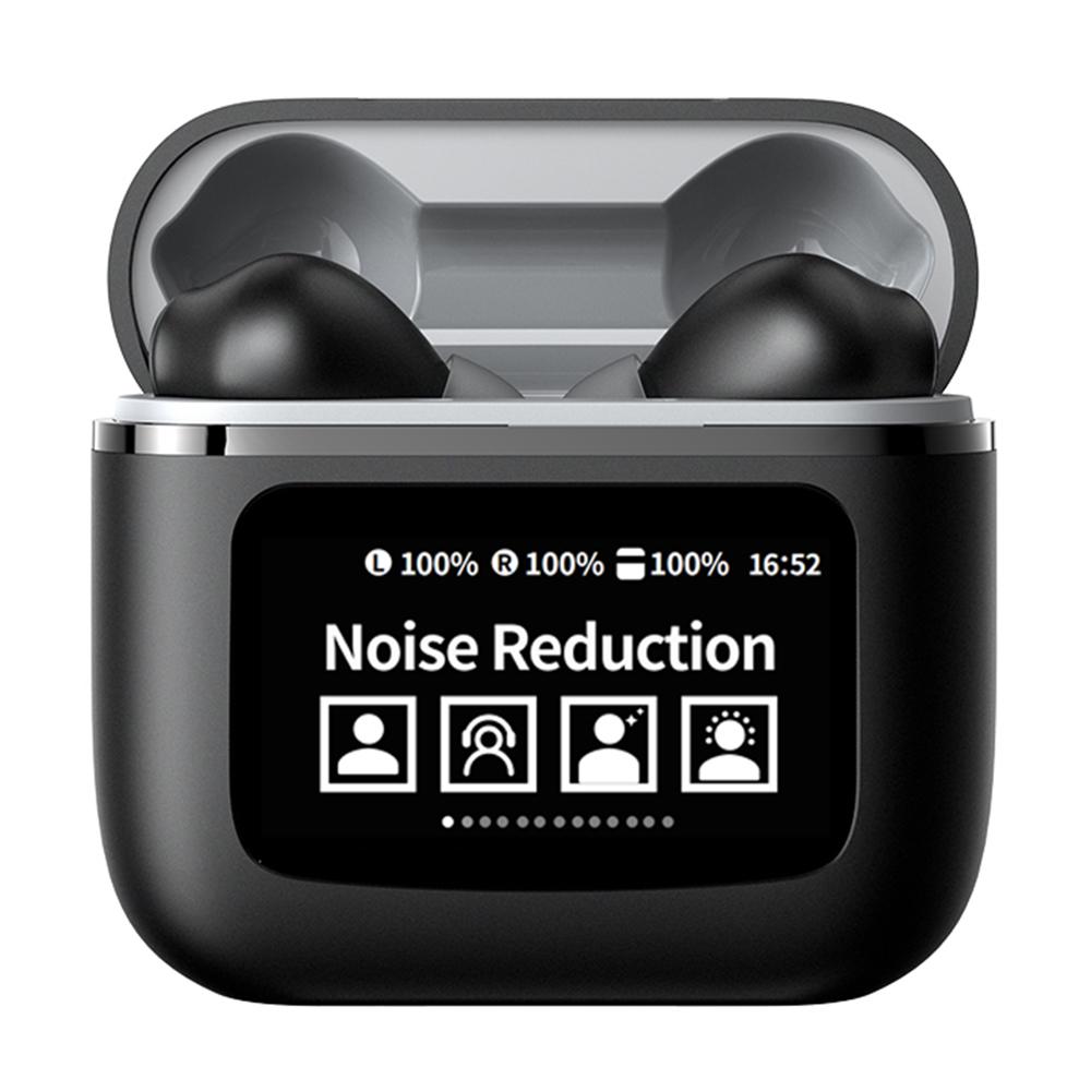 YW09 In-Ear Bluetooth-compatible Headphone Sports Earphone with LCD Touch Screen Charging Bin Black 
YW09 In-Ear Bluetooth-compatible Headphone Sports Earphone with LCD Touch Screen Charging Bin Black