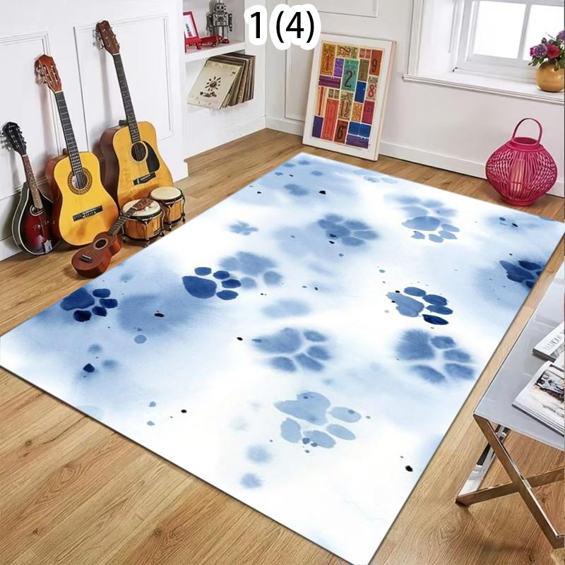 Cute Paw Print Area Rug Non-Slip Washable Floor Mat with Dog Cat Footprint Pattern Pet Friendly Carpet for Living Room Bedroom 40x60cm
Cute Paw Print Area Rug Non-Slip Washable Floor Mat with Dog Cat Footprint Pattern Pet Friendly Carpet for Living Room Bedroom 40x60cm