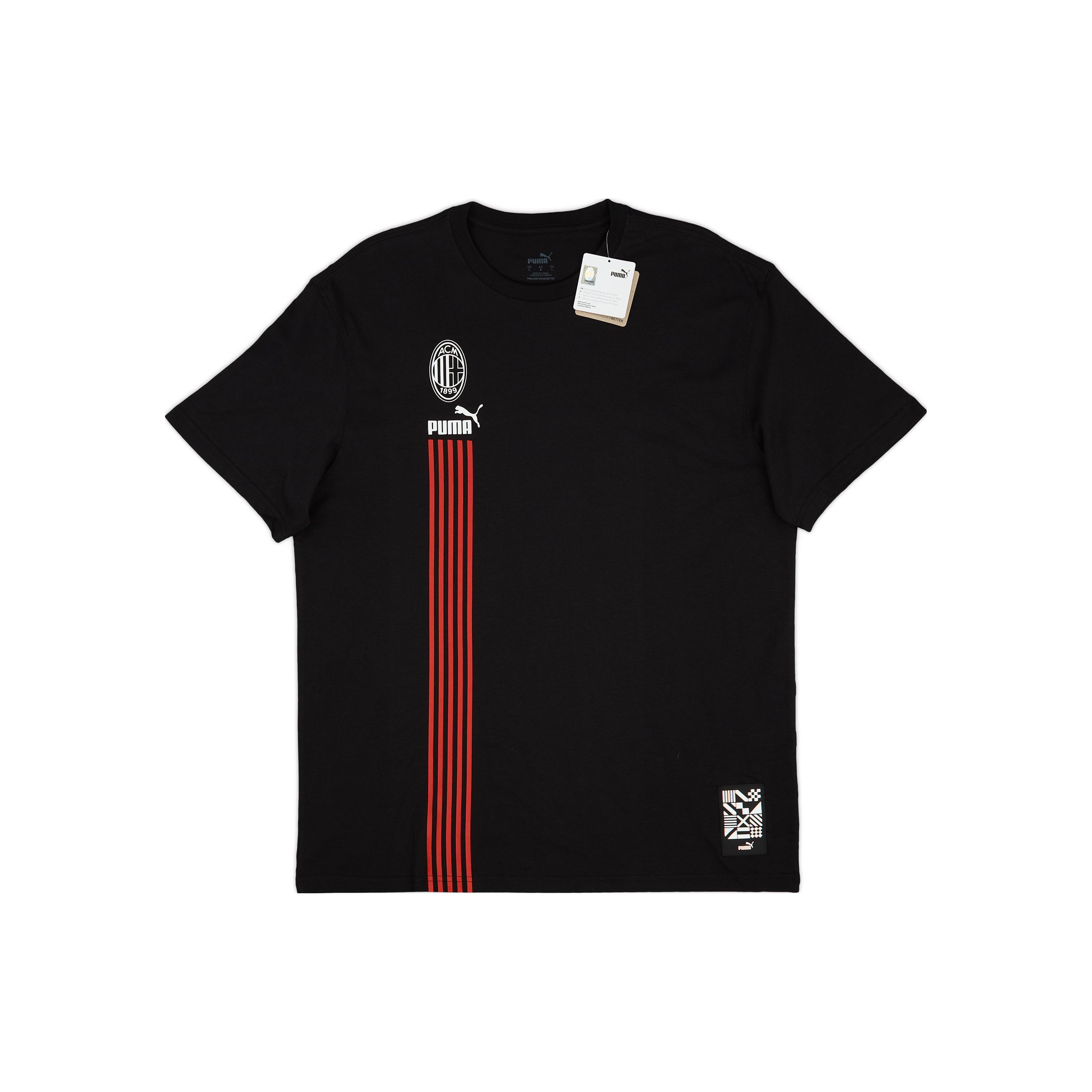 Puma Футболка AC Milan Vintage с принтом в полоску и круглым вырезом, с коротким рукавом, мужская, черная, 767604-01 S
Puma Футболка AC Milan Vintage с принтом в полоску и круглым вырезом, с коротким рукавом, мужская, черная, 767604-01 S