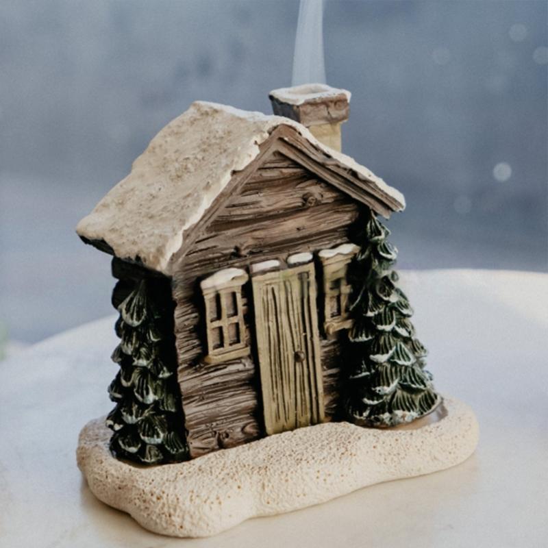 Log Cabin Chimney Ceramic Holder for Christmas Home and Office Enhancement X3UC China Mainland
Log Cabin Chimney Ceramic Holder for Christmas Home and Office Enhancement X3UC China Mainland