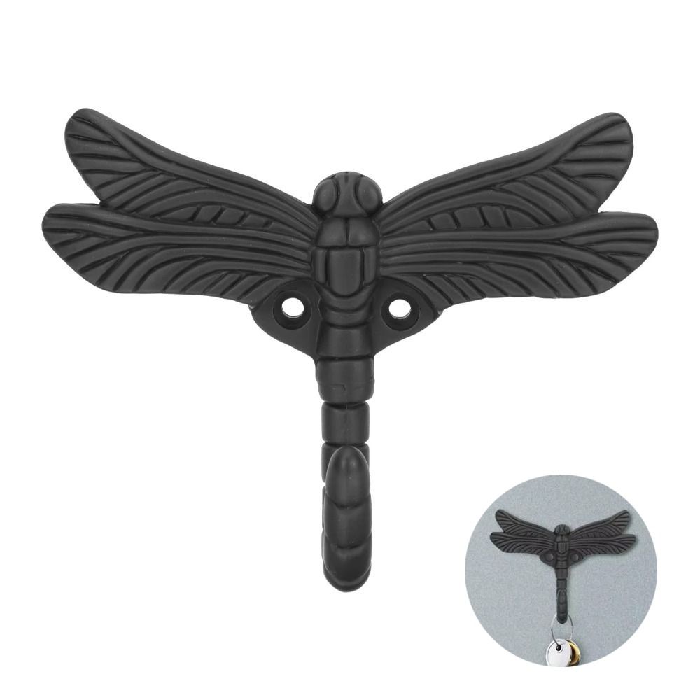 Door Decor Dragonfly Clothes Hook Wall Mounted Dragonfly Key Hanger for Hanging Hat чорний
Door Decor Dragonfly Clothes Hook Wall Mounted Dragonfly Key Hanger for Hanging Hat чорний