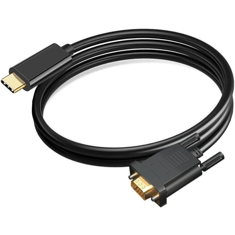 Кабель USB C — VGA длиной 6 футов, кабель-переходник Thunderbolt 3 Type C — VGA, совместимый с MacBook Pro/Air, iPad Pro, Dell XPS 13/15/17,
Кабель USB C — VGA длиной 6 футов, кабель-переходник Thunderbolt 3 Type C — VGA, совместимый с MacBook Pro/Air, iPad Pro, Dell XPS 13/15/17,