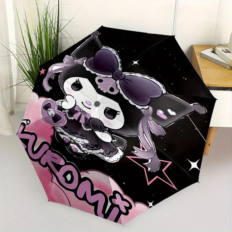 Kuromi,Gothic Lolita Automatic Umbrella-Foldable, Durable 8-Bone Design, Compact and Stylish, Great for Camping, Halloween, Christmas, Mothe
Kuromi,Gothic Lolita Automatic Umbrella-Foldable, Durable 8-Bone Design, Compact and Stylish, Great for Camping, Halloween, Christmas, Mothe