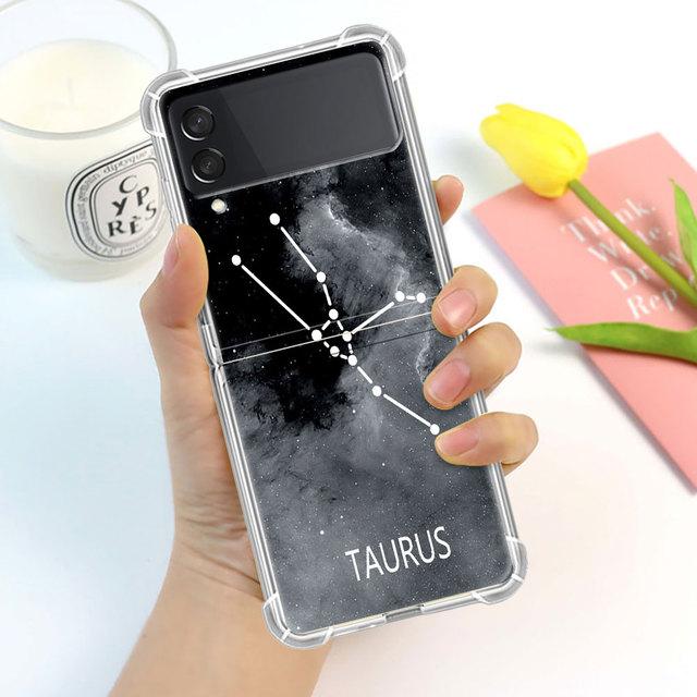 Роскошный чехол «Двенадцать созвездий» для Samsung Galaxy Z Flip 3 4 5g Funda Z Flip3, прозрачный жесткий противоударный чехол для ПК, чехол для телефона Samsung Z Flip 5G
Роскошный чехол «Двенадцать созвездий» для Samsung Galaxy Z Flip 3 4 5g Funda Z Flip3, прозрачный жесткий противоударный чехол для ПК, чехол для телефона Samsung Z Flip 5G