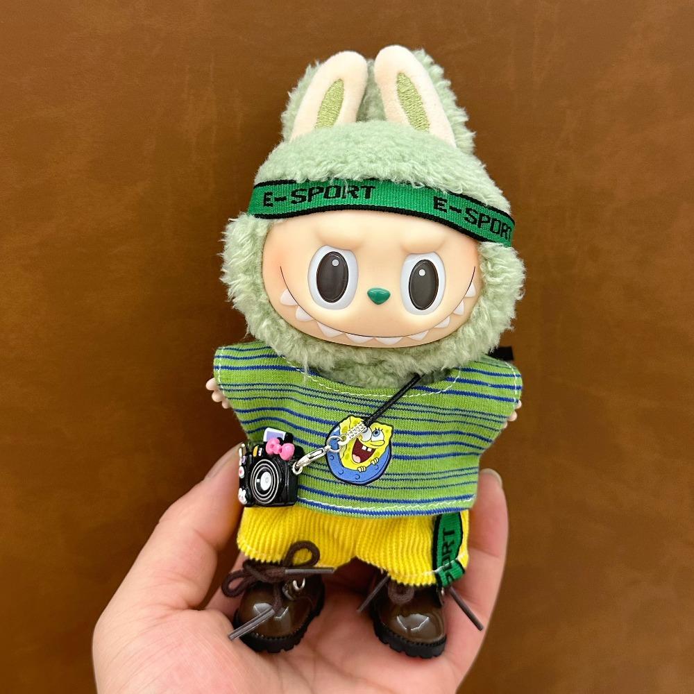 T-shirt 17cm Labubu Clothes Set Dress Up Plush Dolls Clothes Cotton Doll Accessories style 9
T-shirt 17cm Labubu Clothes Set Dress Up Plush Dolls Clothes Cotton Doll Accessories style 9