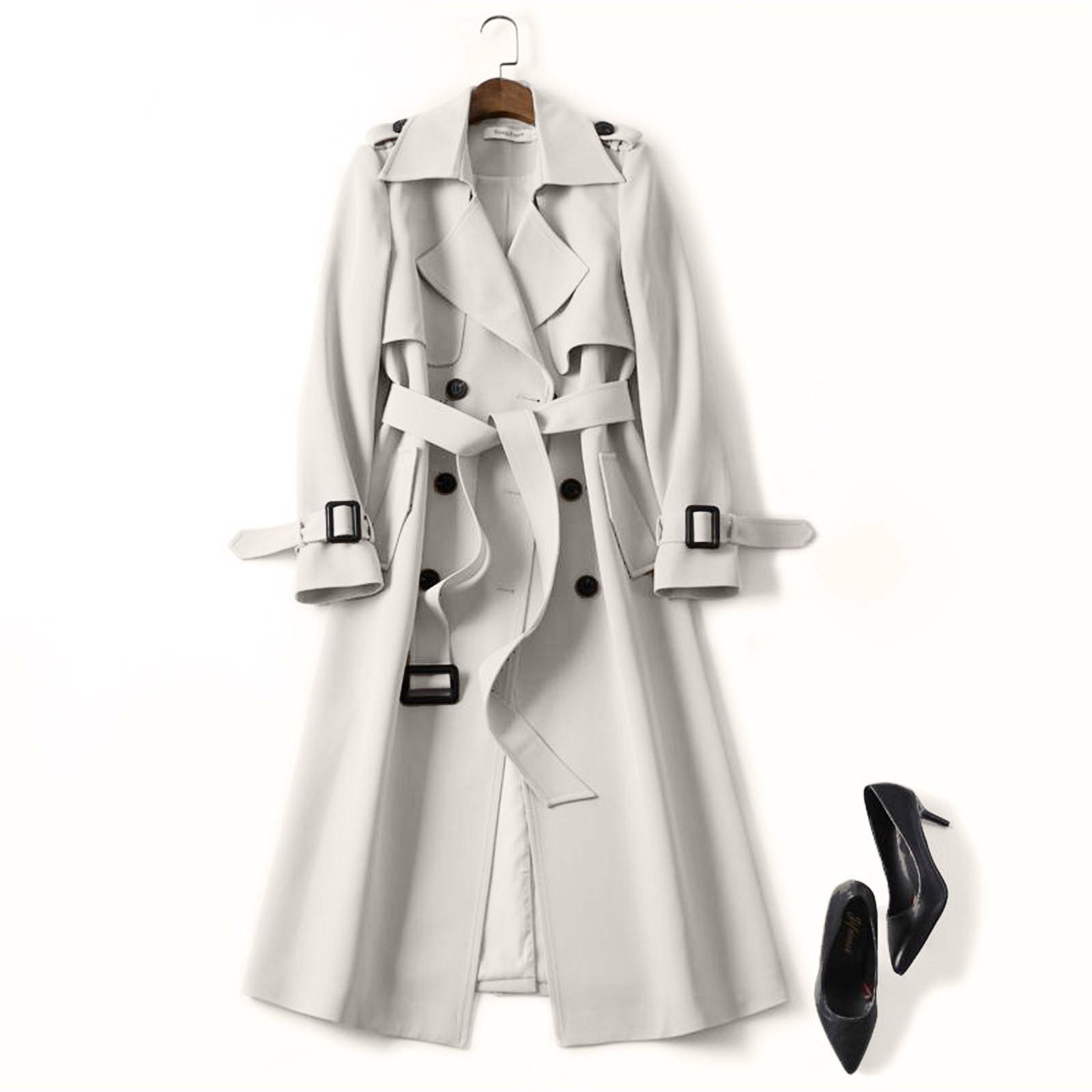 Women Overcoat Slim Fit Coat Jacket Long Outerwear Windbreaker Trench XL хаки
Women Overcoat Slim Fit Coat Jacket Long Outerwear Windbreaker Trench XL хаки