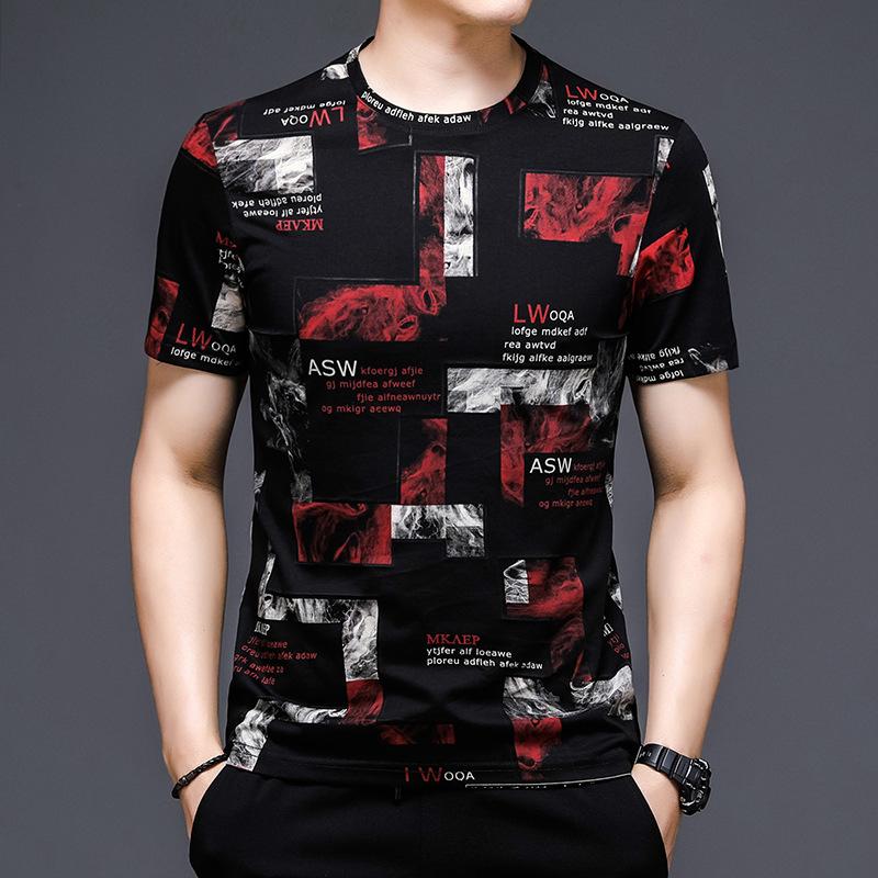 Новая мужская футболка с короткими рукавами в корейском стиле, модная повседневная летняя футболка с короткими рукавами и круглым вырезом с принтом для мужчин XXXL
Новая мужская футболка с короткими рукавами в корейском стиле, модная повседневная летняя футболка с короткими рукавами и круглым вырезом с принтом для мужчин XXXL