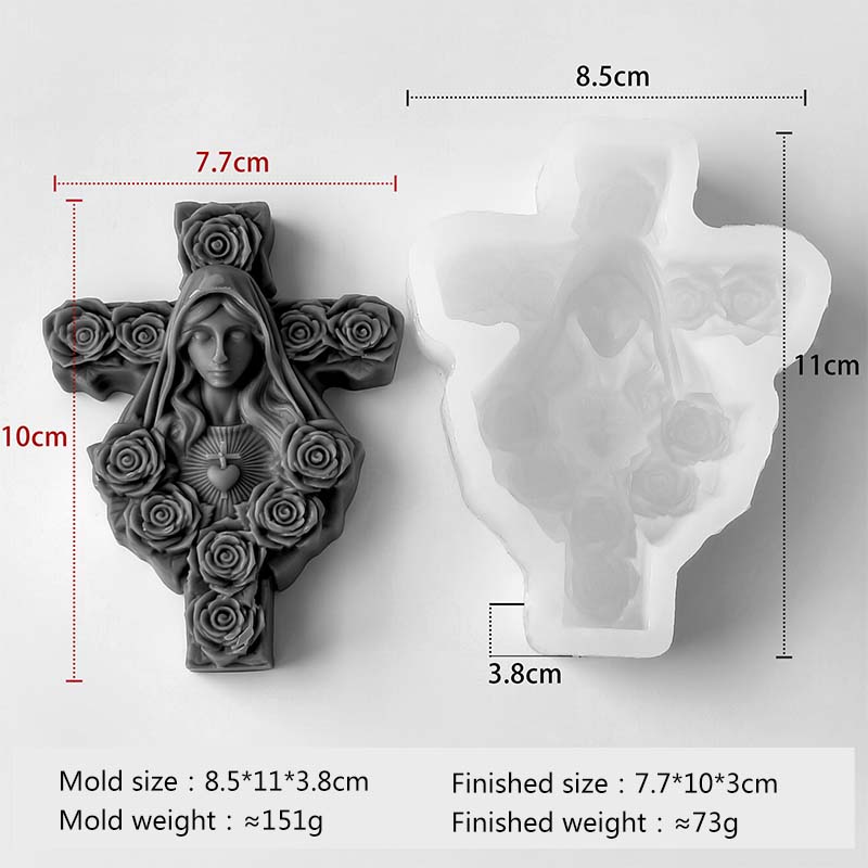 Сделай сам Портрет Иисуса Роза Крест Силиконовая Форма для Свечей Ручная Работа Арома Гипс Смола Украшение Форма Принадлежности для Изготовления Свечей
Сделай сам Портрет Иисуса Роза Крест Силиконовая Форма для Свечей Ручная Работа Арома Гипс Смола Украшение Форма Принадлежности для Изготовления Свечей