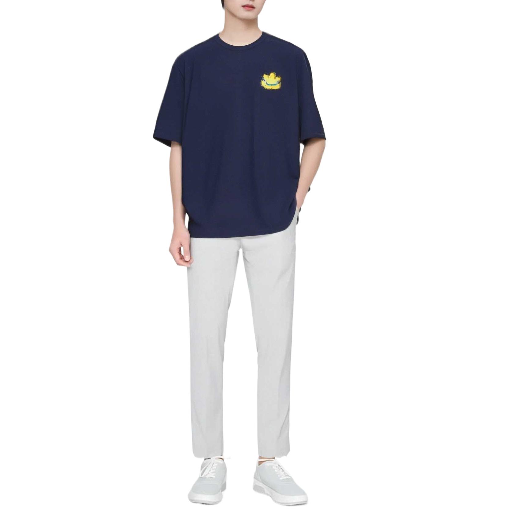 Adidas Originals Unitefit Sports Leisure Series Exquisite Versatile Comfortable Simple Short Sleeve T-Shirt Unisex Tops Deep-Indigo KC3109 XL
Adidas Originals Unitefit Sports Leisure Series Exquisite Versatile Comfortable Simple Short Sleeve T-Shirt Unisex Tops Deep-Indigo KC3109 XL