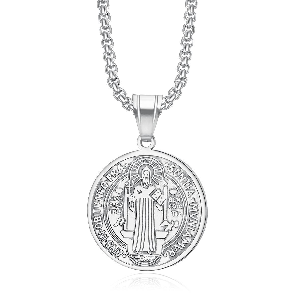 Father Saint Benedict necklace exorcist pendant jewelry 2026 fashion trend inlaid zircon men s exquisite gift jewelry necklace 60CM
Father Saint Benedict necklace exorcist pendant jewelry 2026 fashion trend inlaid zircon men s exquisite gift jewelry necklace 60CM