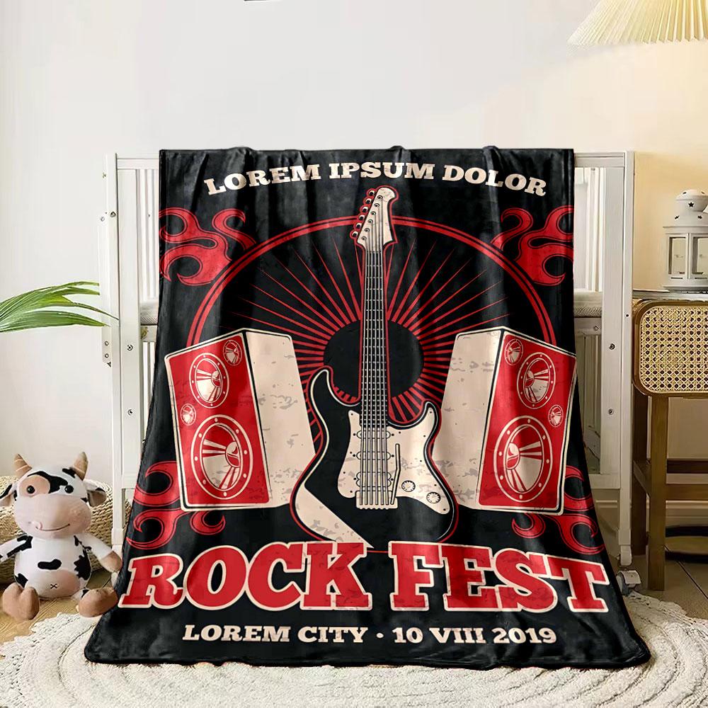 A central guitar with speakers, flame motifs, and bold red-black tones. for all seasons blanket lunch break throw gift 80cm x 120cm
A central guitar with speakers, flame motifs, and bold red-black tones. for all seasons blanket lunch break throw gift 80cm x 120cm