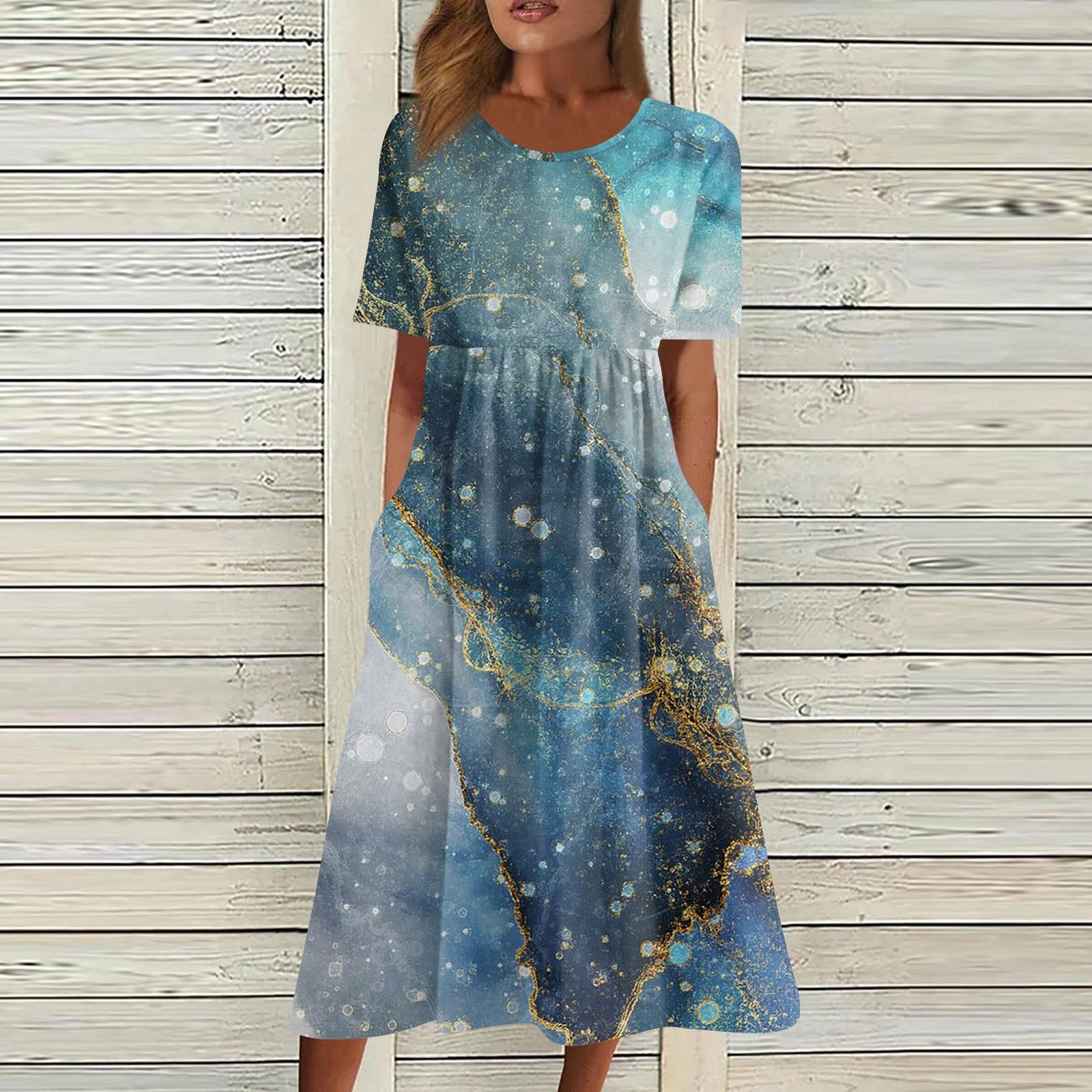 Жен. Повседневные платья Платья с принтами Летние платья С принтами Плиссированные платья-миди с круглым вырезом Классический Классический На открытом воздухе Повседневные С короткими рукавами Свободные платья L темно-синий
Жен. Повседневные платья Платья с принтами Летние платья С принтами Плиссированные платья-миди с круглым вырезом Классический Классический На открытом воздухе Повседневные С короткими рукавами Свободные платья L темно-синий