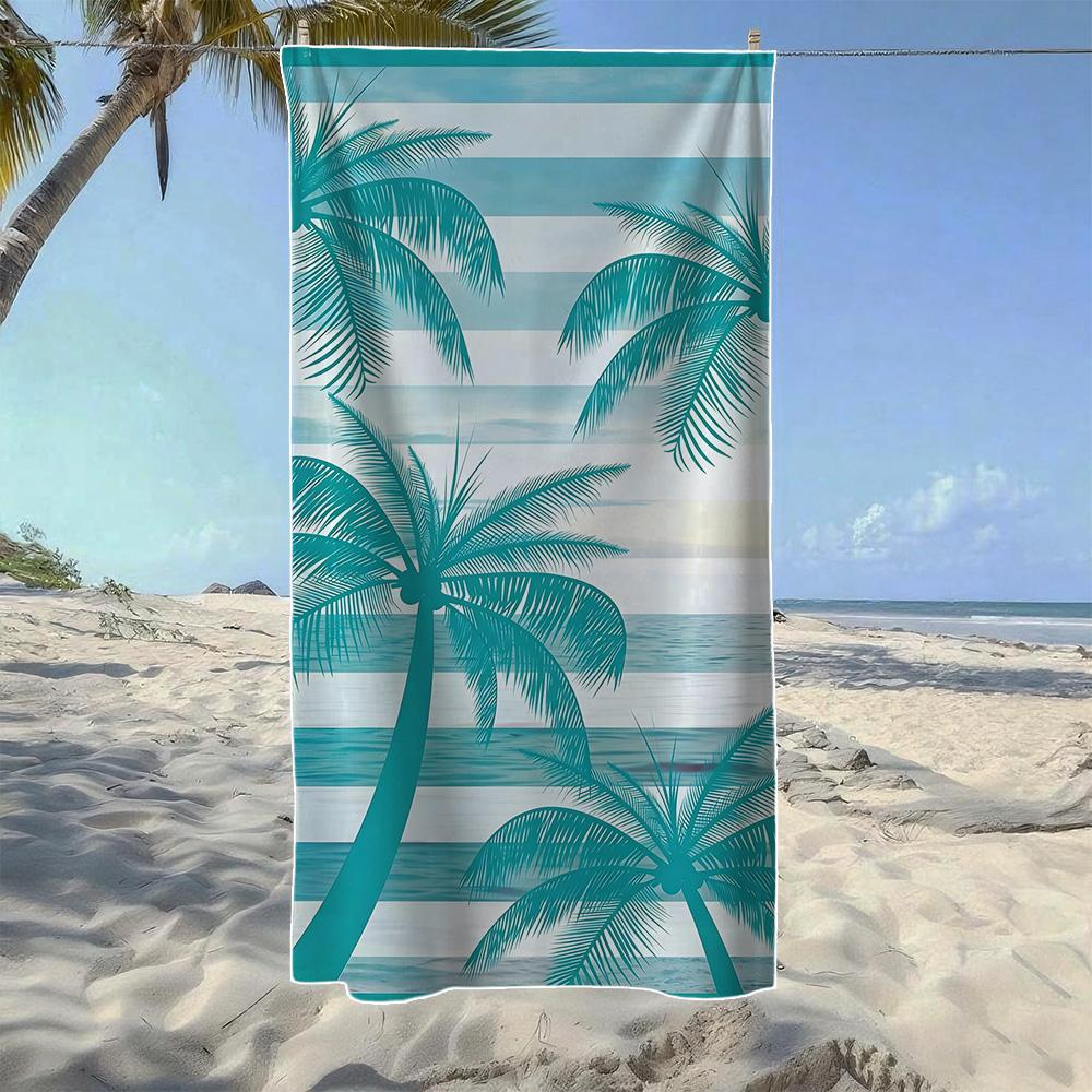 Pink & Turquoise Palm Tree Silhouette Beach Towel, Soft Durable Quick-Drying, Ideal For Summer Beach, Swimming & Camping W40*H60(CM)
Pink & Turquoise Palm Tree Silhouette Beach Towel, Soft Durable Quick-Drying, Ideal For Summer Beach, Swimming & Camping W40*H60(CM)