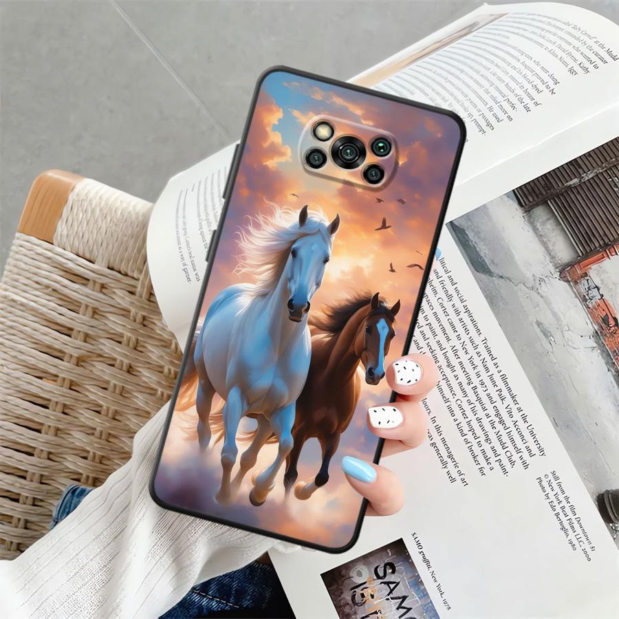 Animal Horse Pattern Black Soft Phone Cover Case for Xiaomi Poco C71 F3 M3 M4 M7 Pro C75 C40 M5 C61 C50 X3 X4 X5 X7 Pro F1 Poco F3
Animal Horse Pattern Black Soft Phone Cover Case for Xiaomi Poco C71 F3 M3 M4 M7 Pro C75 C40 M5 C61 C50 X3 X4 X5 X7 Pro F1 Poco F3