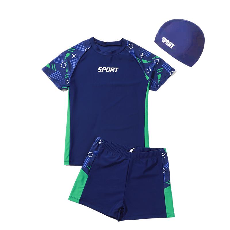 Комплект купальника из двух частей для мальчиков-подростков больших размеров 170
Комплект купальника из двух частей для мальчиков-подростков больших размеров 170