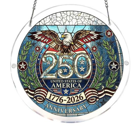 Yousheng 4th of July Acrylic Puzzle Suncatcher, Patriotic Window Hanging Ornament, 250th Anniversary America Sun Catcher Jigsaw Puzzle Kit for F
Yousheng 4th of July Acrylic Puzzle Suncatcher, Patriotic Window Hanging Ornament, 250th Anniversary America Sun Catcher Jigsaw Puzzle Kit for F