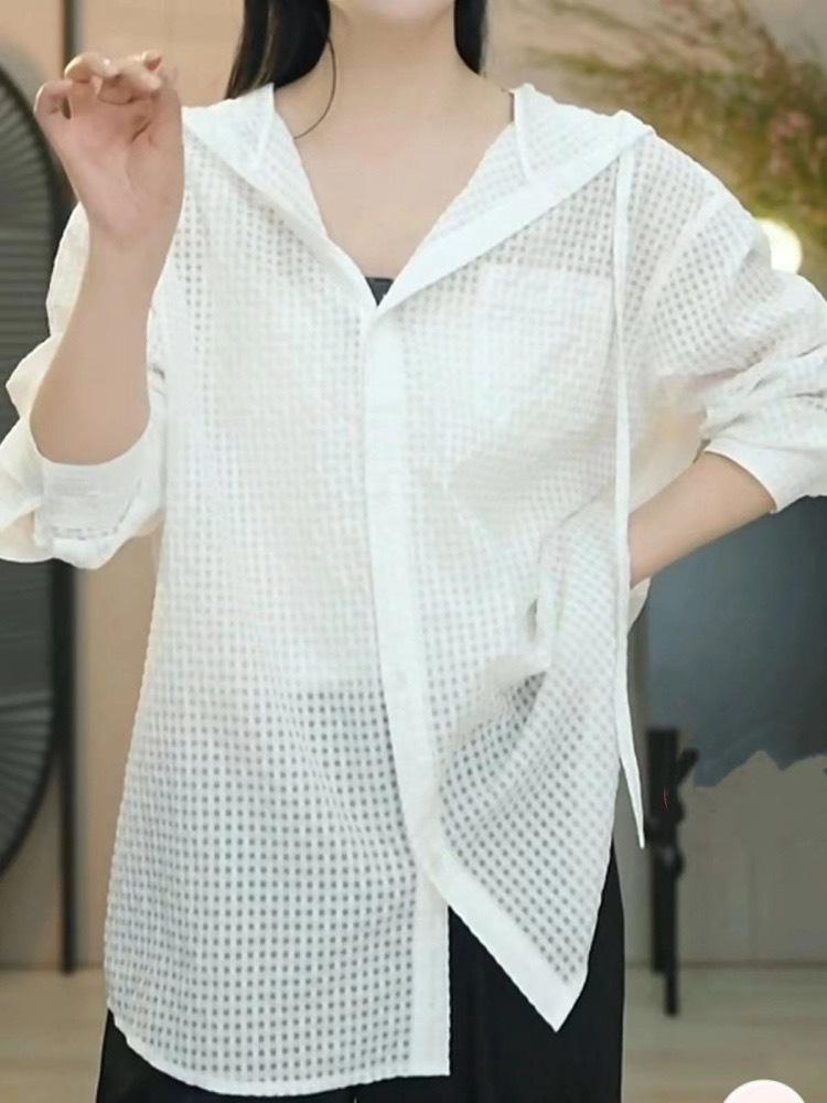 Women s Lightweight Plaid Hooded Shirt - 2025 Spring/Summer Collection L грязно-белый
Women s Lightweight Plaid Hooded Shirt - 2025 Spring/Summer Collection L грязно-белый