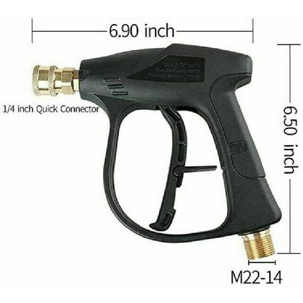 LANRU High Pressure Washer Car Wash Sprayer Washer Sprayer Portable Pressure Washer Gun for Car Foam Water Spray 5pcs Spray Nozzles
LANRU High Pressure Washer Car Wash Sprayer Washer Sprayer Portable Pressure Washer Gun for Car Foam Water Spray 5pcs Spray Nozzles