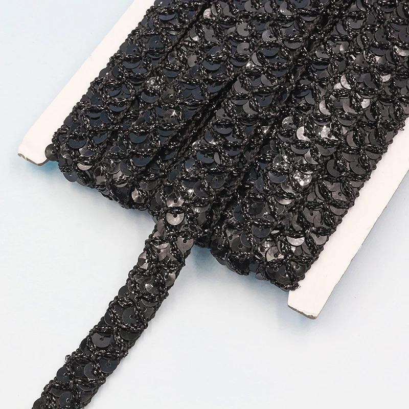 10m Sequin Lace Trim Braided Band for Cosplay Stage Costumes Shoe Hat Curtain DIY Decoration Accessories Sequined Ribbons fixed at 10m x 1.5cm
10m Sequin Lace Trim Braided Band for Cosplay Stage Costumes Shoe Hat Curtain DIY Decoration Accessories Sequined Ribbons fixed at 10m x 1.5cm