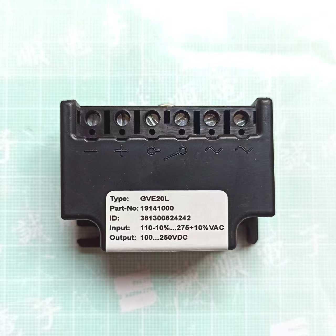 Domestic GVE20L 19141000 110V-275VAC/100-250VDC GVE20L
Domestic GVE20L 19141000 110V-275VAC/100-250VDC GVE20L