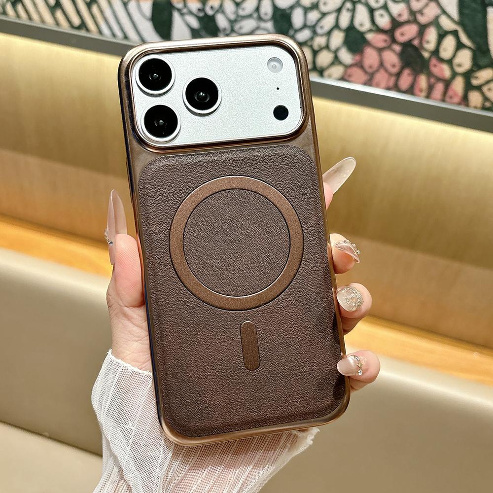 Luxury Golden Ring Leather Magnetic For Magsafe Phone Case For iPhone 17 16 15 14 13 Pro Max Shockproof Electroplating Cover iPhone 15 шоколадный
Luxury Golden Ring Leather Magnetic For Magsafe Phone Case For iPhone 17 16 15 14 13 Pro Max Shockproof Electroplating Cover iPhone 15 шоколадный