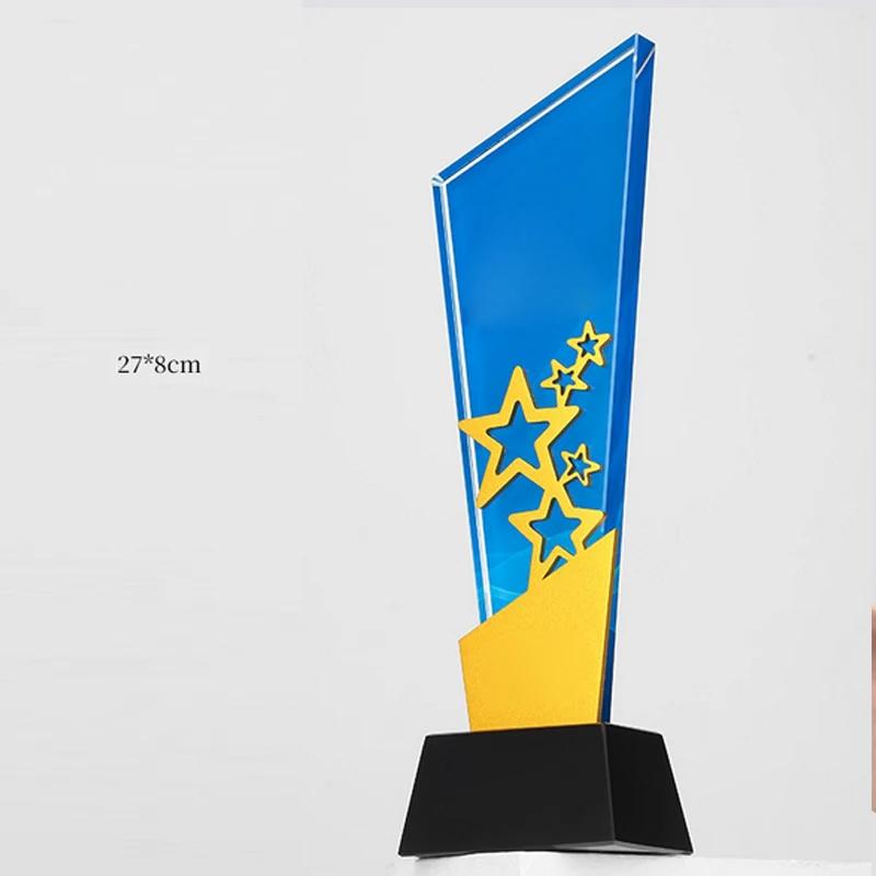 Customized Crystal Trophy, Color Printing Prize Sports Annual Meeting Awards Outstanding Employee Souvenir, Home Decoration, 1Pc
Customized Crystal Trophy, Color Printing Prize Sports Annual Meeting Awards Outstanding Employee Souvenir, Home Decoration, 1Pc