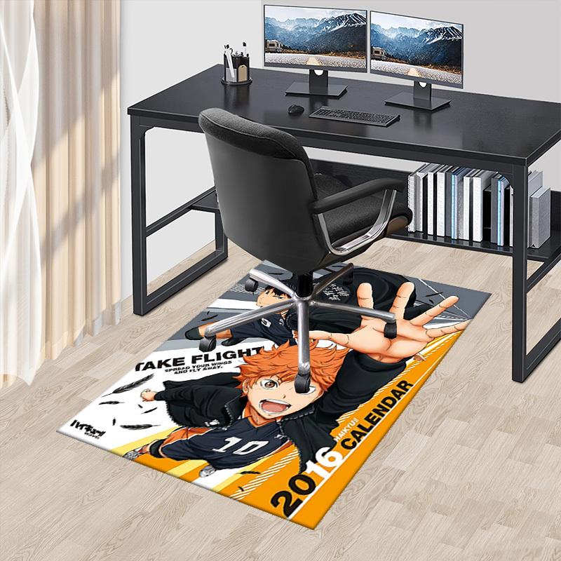 1pc Haikyuu!! Kageyama Tobio and Hinata Shoyo Office Chair Mat, Anime Cartoon Design, Non-Slip Carpet for Home Decor, Suitable for All Seasons, Perfec 60cm by 90cm
1pc Haikyuu!! Kageyama Tobio and Hinata Shoyo Office Chair Mat, Anime Cartoon Design, Non-Slip Carpet for Home Decor, Suitable for All Seasons, Perfec 60cm by 90cm