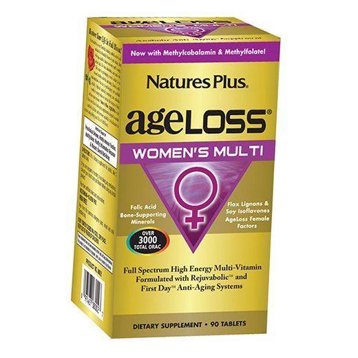 Мультивітаміни для жінок, AgeLoss Women s Multi, Nature s Plus 90таб (36375131) 90tab
Мультивітаміни для жінок, AgeLoss Women s Multi, Nature s Plus 90таб (36375131) 90tab