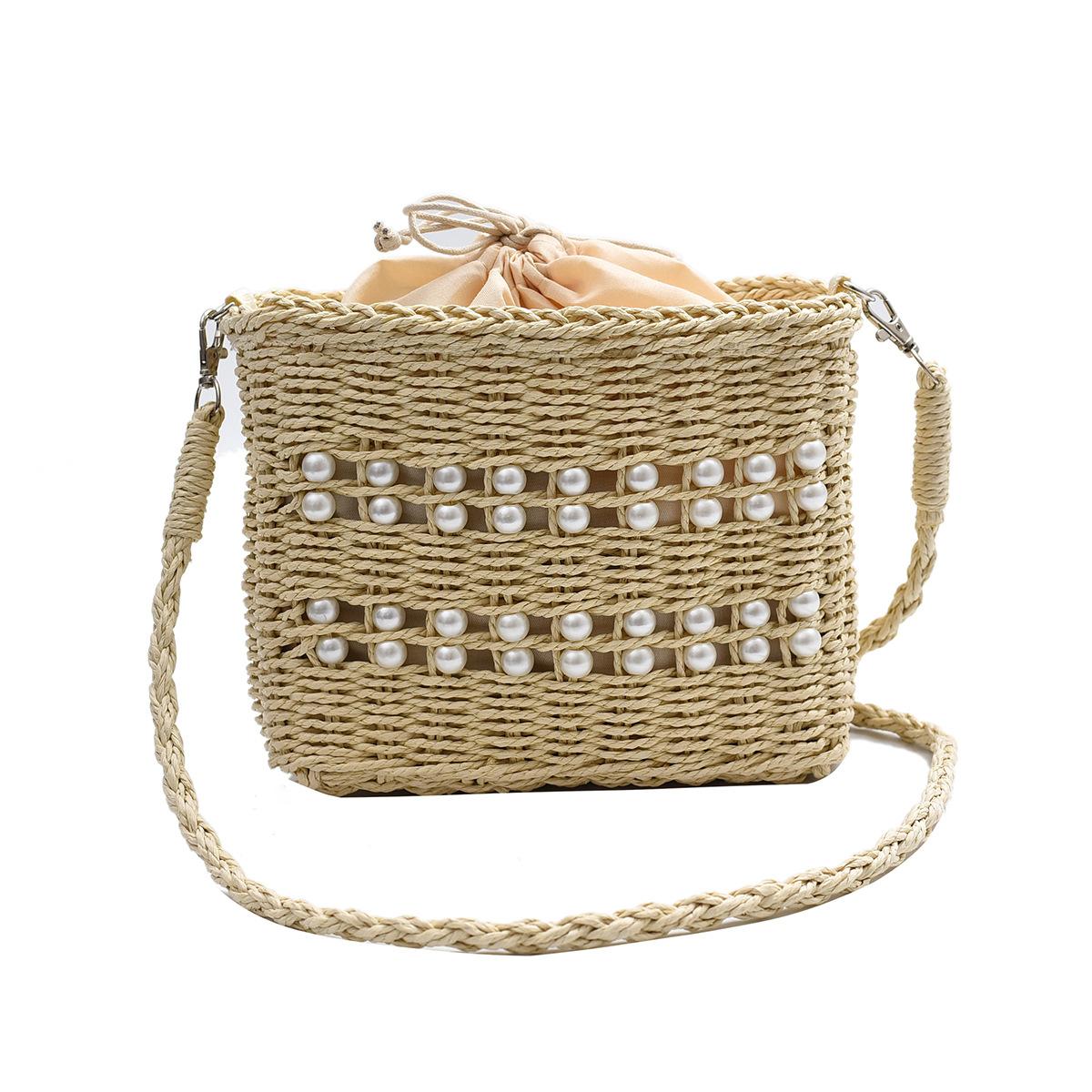 2025 Fashion Niche Pearl Straw Underarm Bags Women New Versatile Temperament Commute Crossbody Bags Vacation Style Beach Bags
2025 Fashion Niche Pearl Straw Underarm Bags Women New Versatile Temperament Commute Crossbody Bags Vacation Style Beach Bags