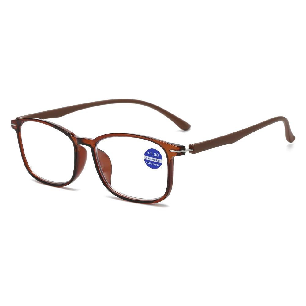 Ultra Light HD Lens Reading Glasses Men Women Classic Square Presbyopic Glasses Male Fashion Business Anti-blue Light Glasses +100 коричневый
Ultra Light HD Lens Reading Glasses Men Women Classic Square Presbyopic Glasses Male Fashion Business Anti-blue Light Glasses +100 коричневый