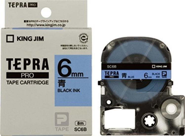 King Jim PRO Tape Cartridge with Color SC6B 00020206 of Labels, (Pack 3) синій
King Jim PRO Tape Cartridge with Color SC6B 00020206 of Labels, (Pack 3) синій