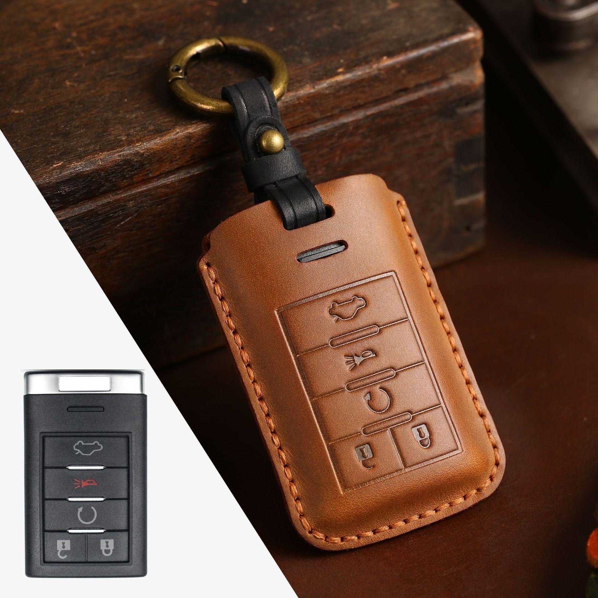 Crazy Horse Key Bag Is Suitable For Cadillac Key Case, Purely Handmade Leather Car Key Bag Can Be
Crazy Horse Key Bag Is Suitable For Cadillac Key Case, Purely Handmade Leather Car Key Bag Can Be