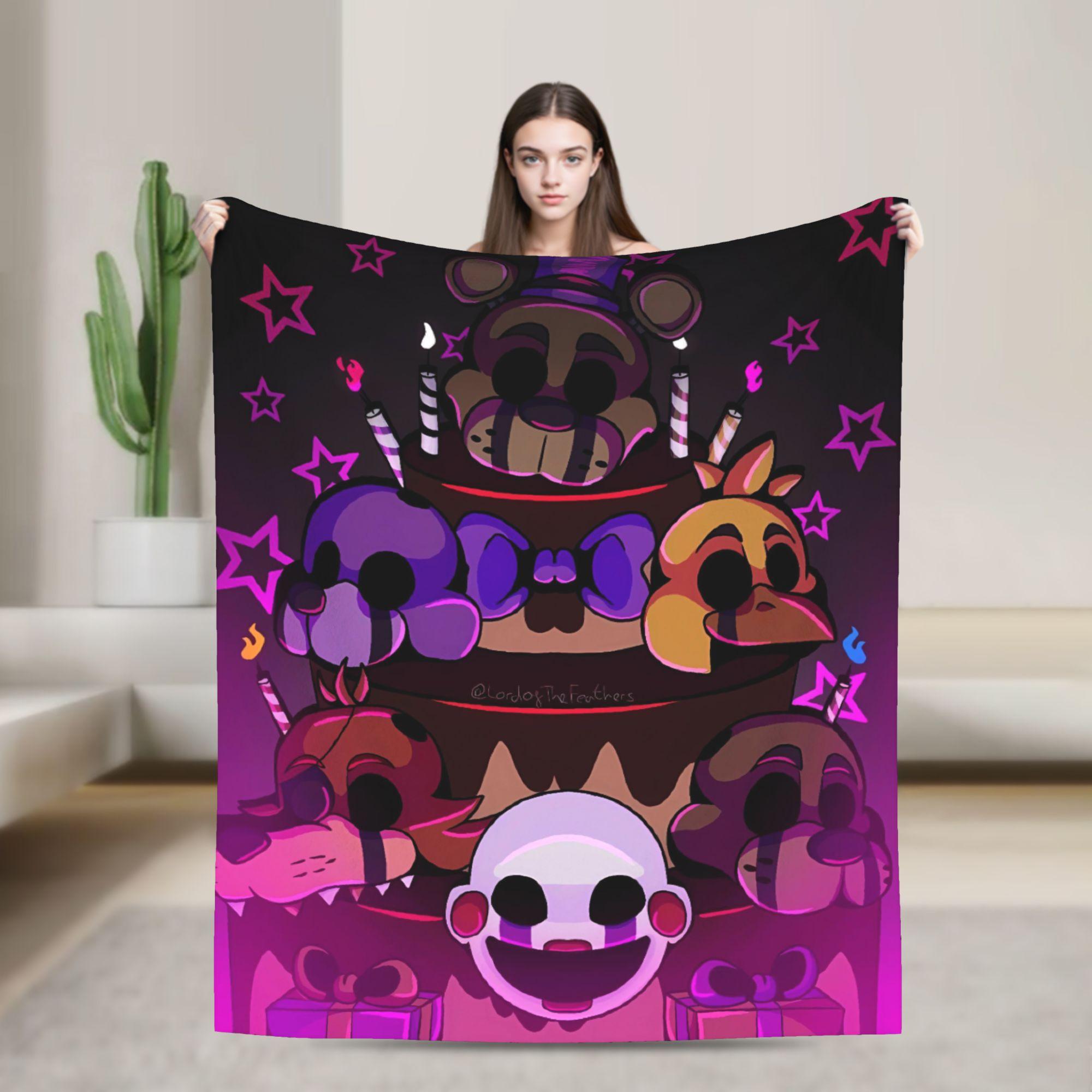 FNAF At Freddys Blankets Super Warm Novelty Plush Throw Blanket For Child Couch Bed Flannel Bedspread Bed Cover 75x90cm
FNAF At Freddys Blankets Super Warm Novelty Plush Throw Blanket For Child Couch Bed Flannel Bedspread Bed Cover 75x90cm